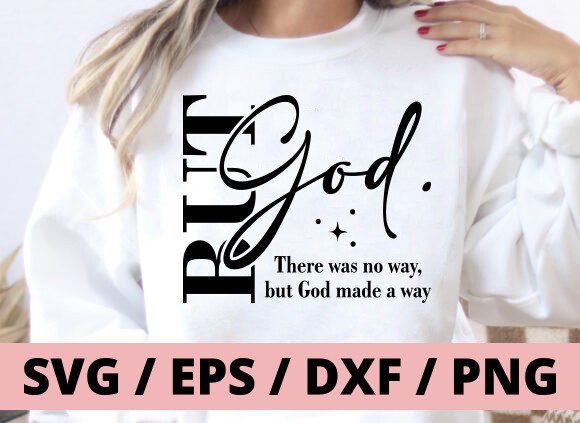 But God Svg, Christian Sweatshirt SVG