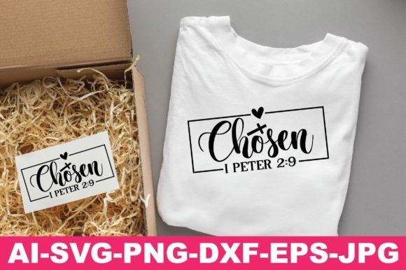 Chosen I Peter 2 9 Christian Svg Png