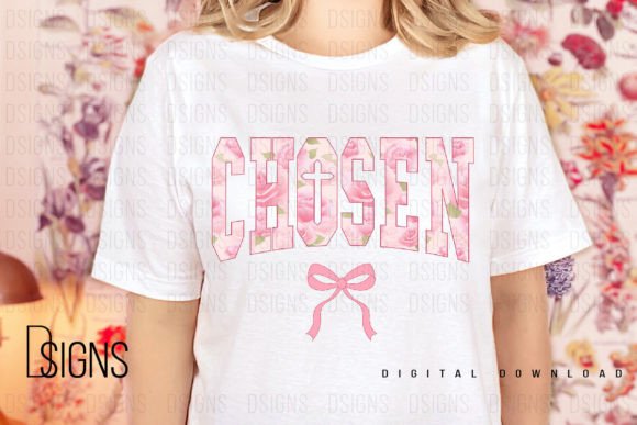 Christian Coquettte Flowers Sublimation for T-Shirt Designs