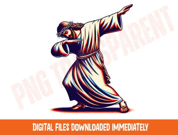 Dabbing Jesus Christian Png, Dab Dance