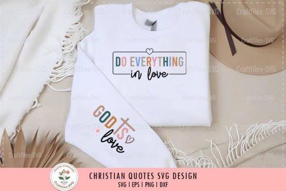 Do Everything in Love - Christian SVG