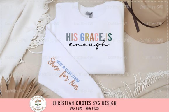 His Grace is Enough - Christian SVG