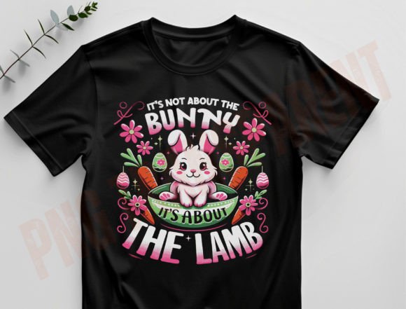 Its Not About the Bunny About Lamb Jesus T-Shirt Designs