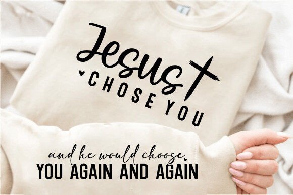 Jesus Faith Christian Forgiven SleeveSVG T-Shirt Designs