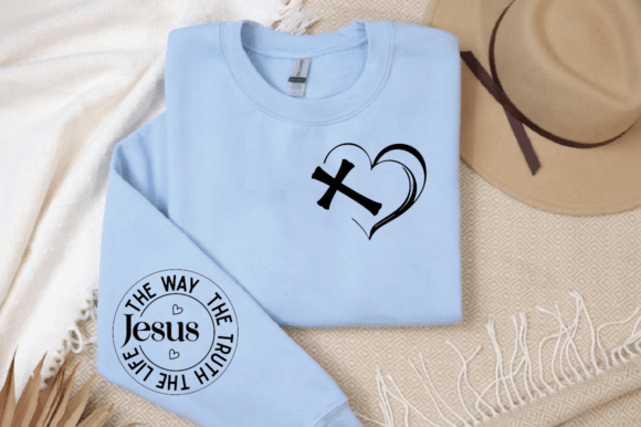 Jesus Love Sleeve Svg Design for T-Shirt Designs