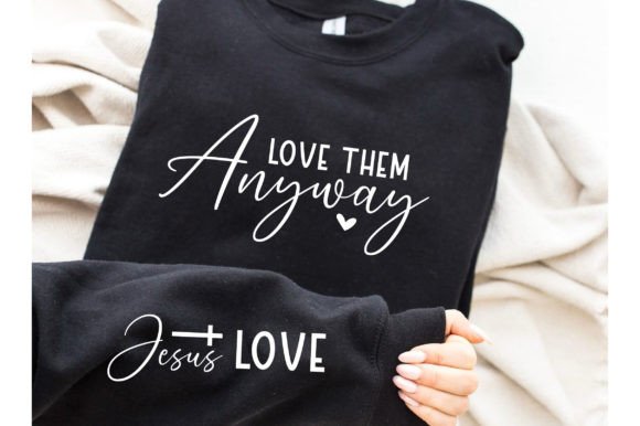 Jesus Love Sleeve, T-Shirt Designs