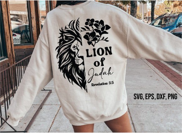Lion of Judah Svg for T-Shirt Designs