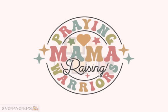 Praying Mama SVG Design, Christian Mama T-Shirt Designs