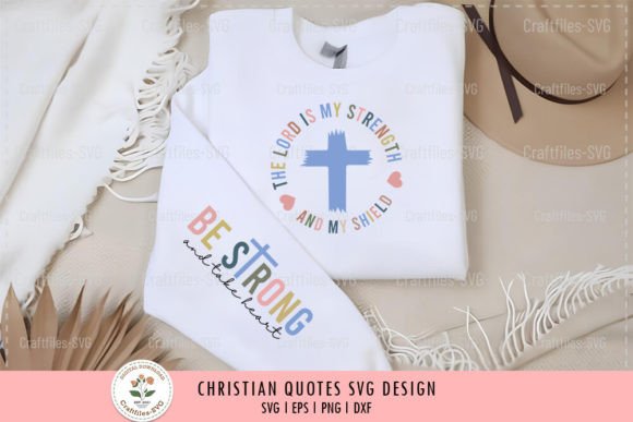 The Lord is My Strength - Christian SVG