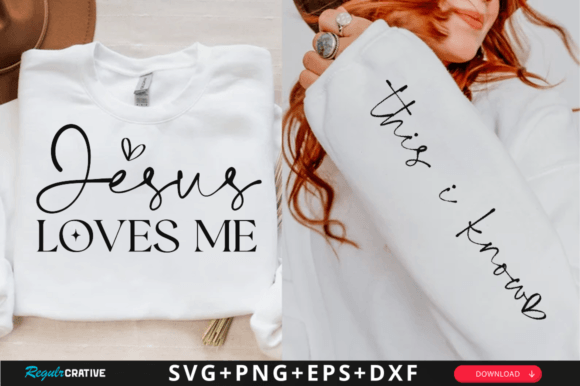 This I Know Sleeve Christian SVG Design T-Shirt Designs